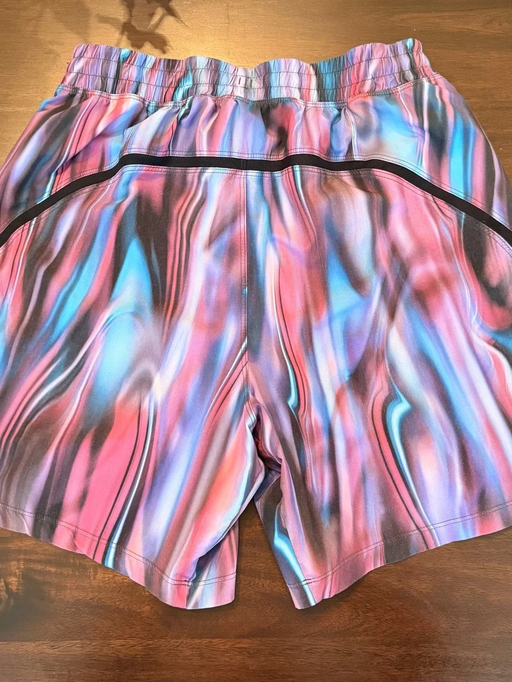 Men’s Pace Breaker Linerless Short 7" - multicolor swirl - Picture 2 of 2
